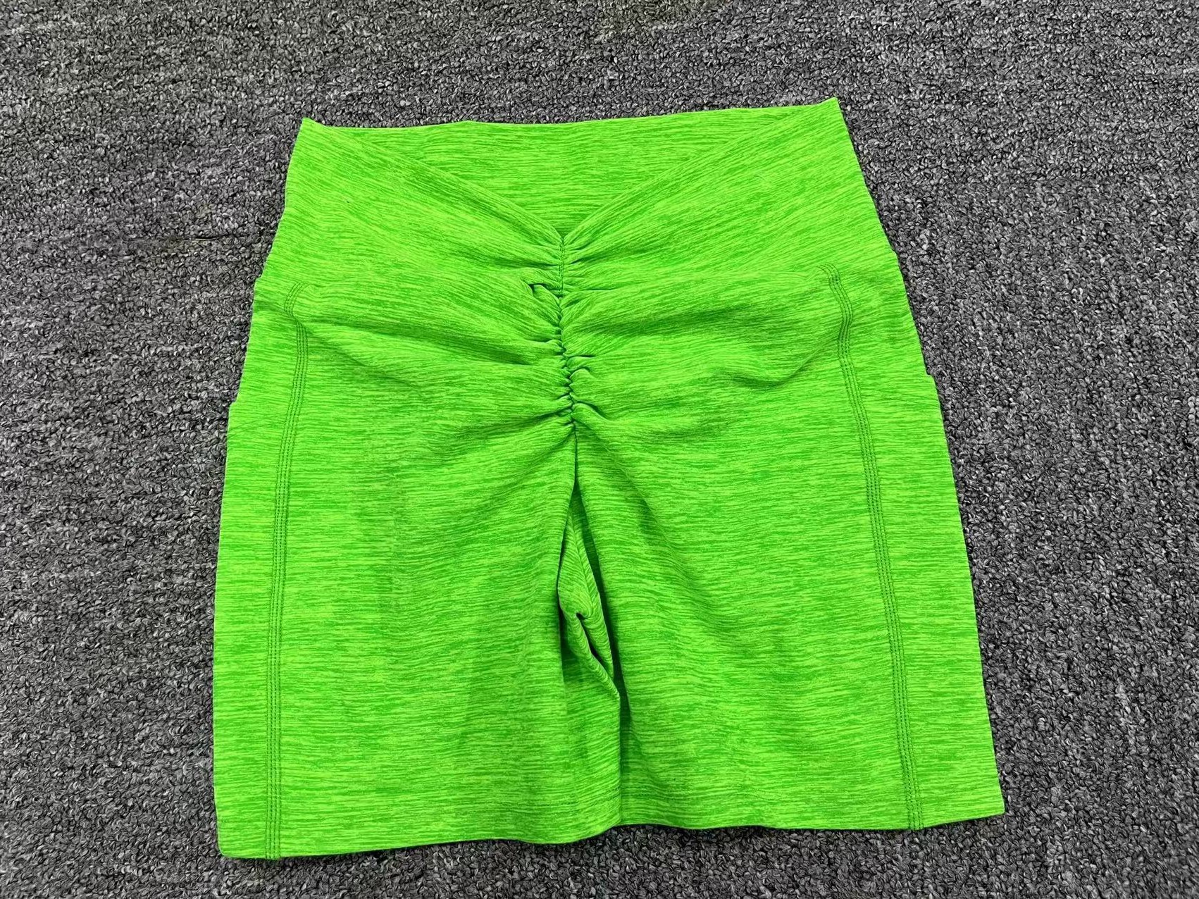 Butt Lift Stretch High Waist Tight Side Pocket Shorts QS42352