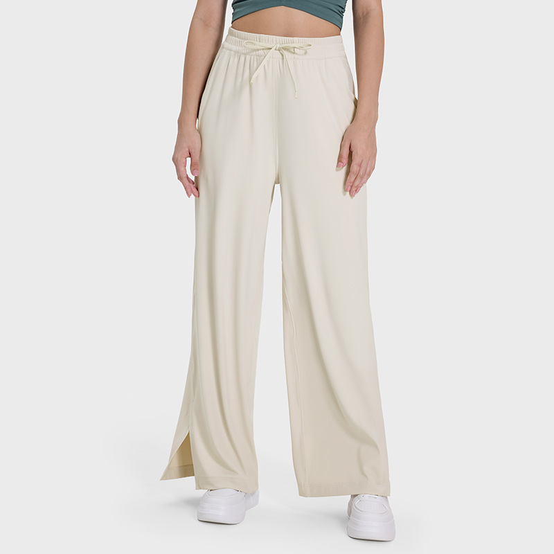 Nude Drawstring High Waist Lift Hip Yoga Pants DSS105
