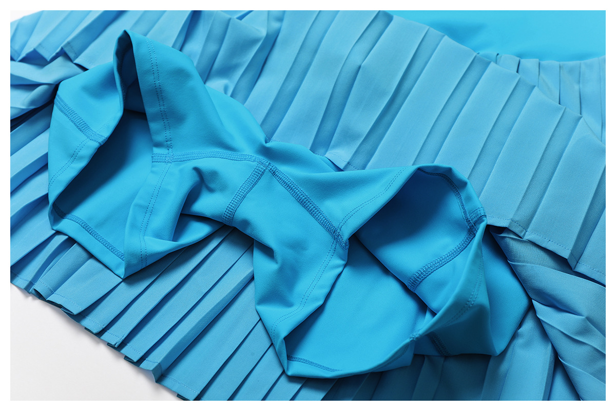 Soft Fabric Pleated Tennis Dress 9141