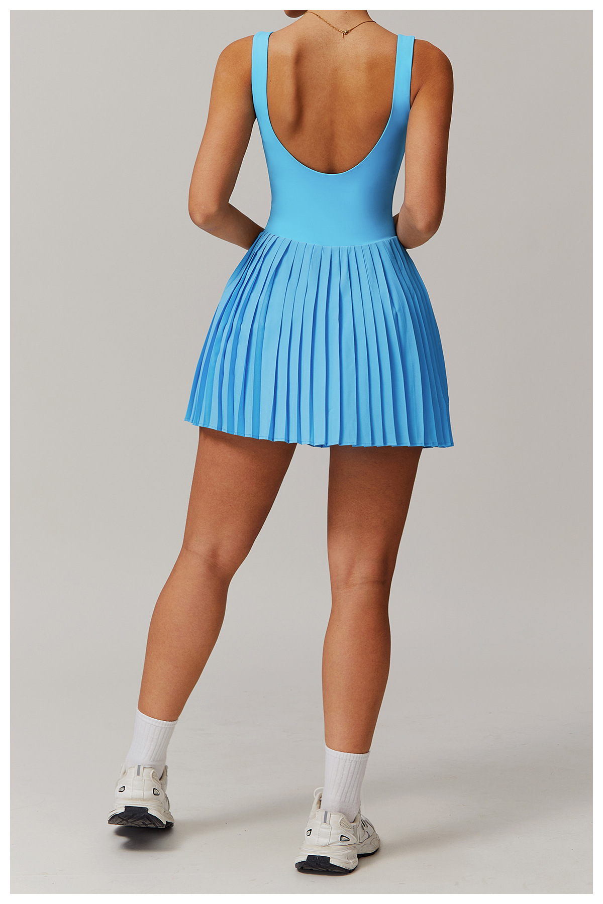 Soft Fabric Pleated Tennis Dress 9141