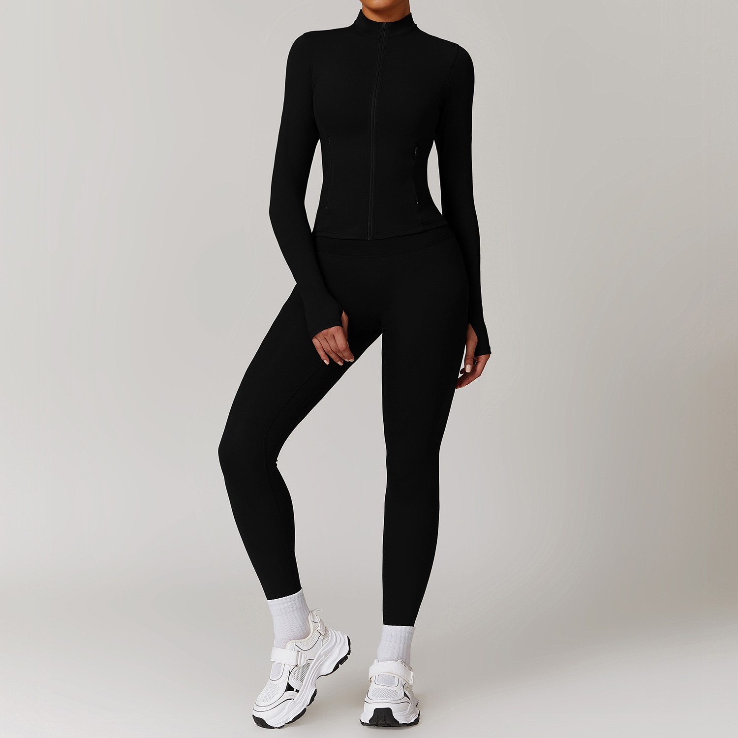 Soft Fabirc Asymmetric Yoga Sets 3 Options 9000