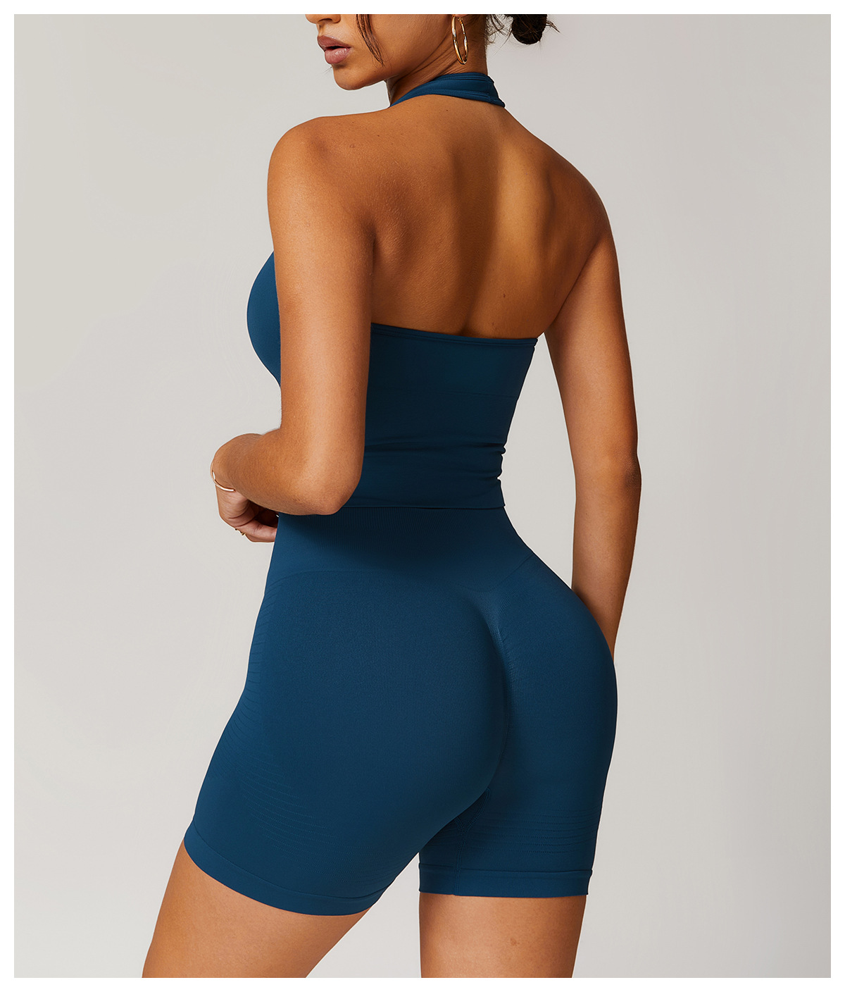 Seamless Halter Yoga Vest 7725