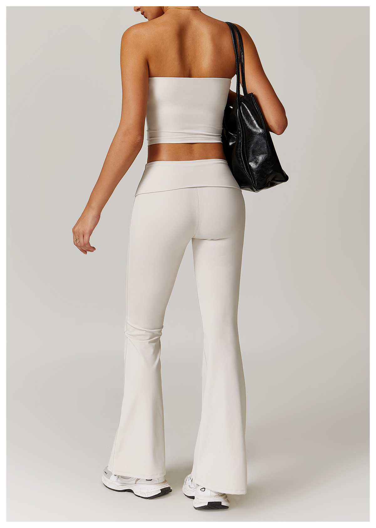 Classic Soft Fabirc Brushed Yoga Flare Sets 3 Options 8886