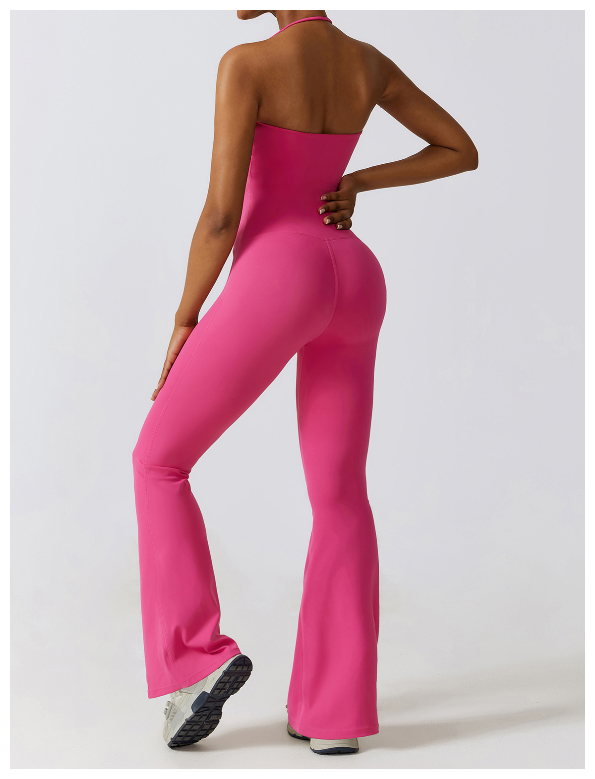 Two Ways of Wearing Soft Fabric Jumpsuit 8393
