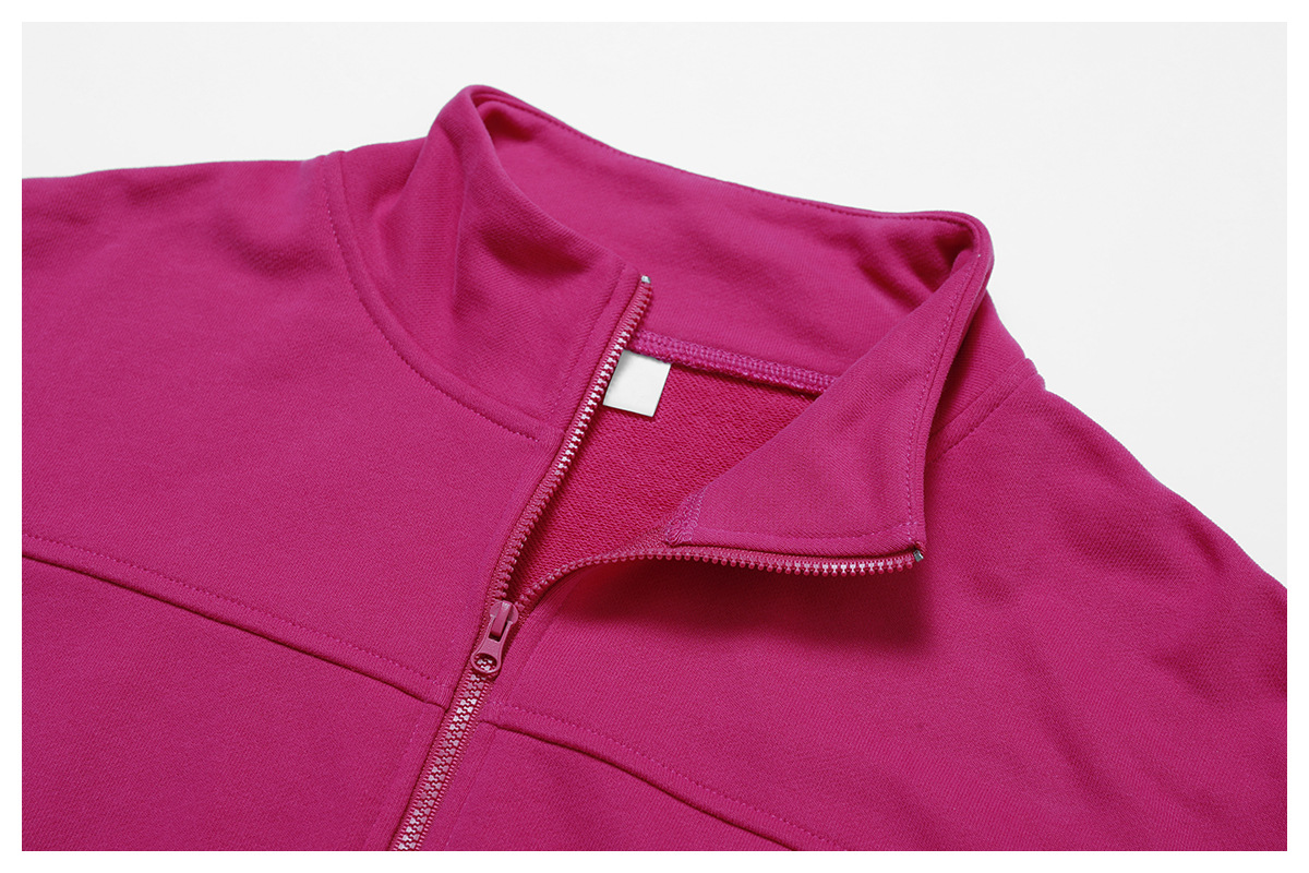 Zip Down Stand Collar Yoga Jacket 8755