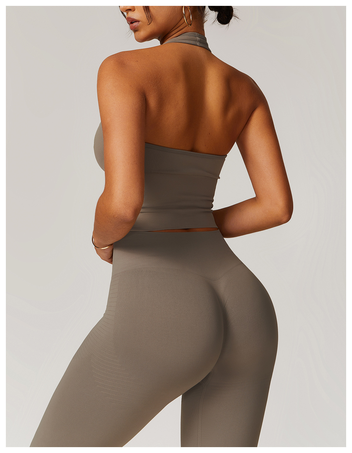 Seamless Halter Yoga Vest 7725