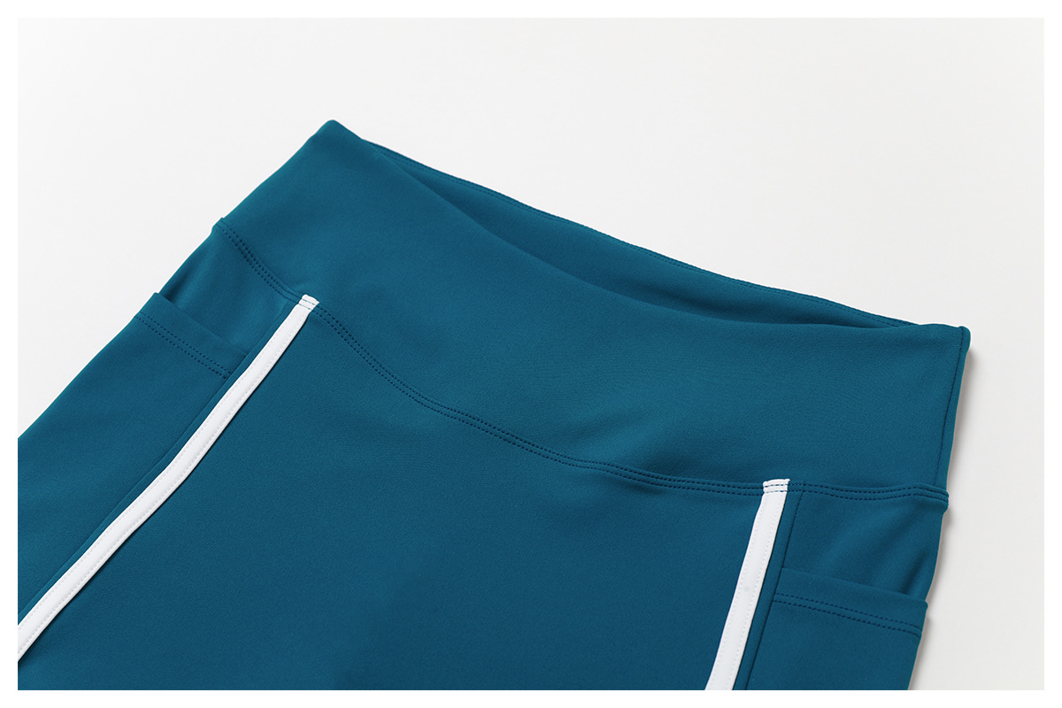 Soft Fabric Sculpted Yoga Shorts With Side Pockets 5009