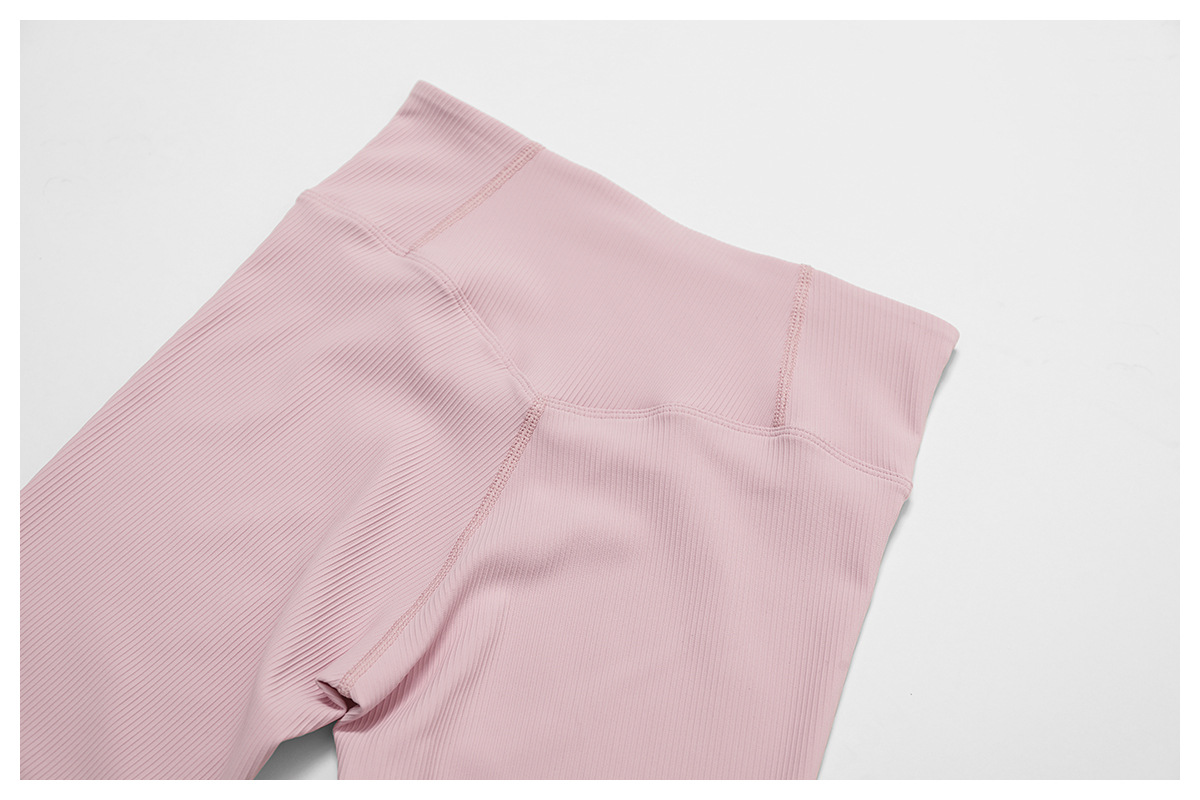 Curve Wasit Ribbed Yoga Leggings 8883
