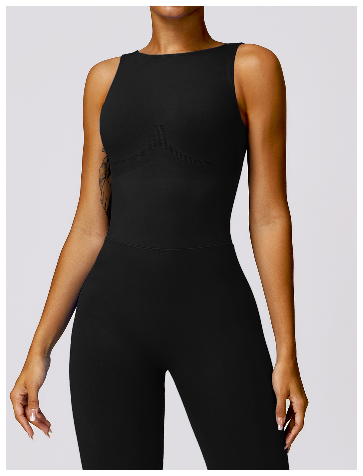 Seamless Blackless Jumpsuit 7448