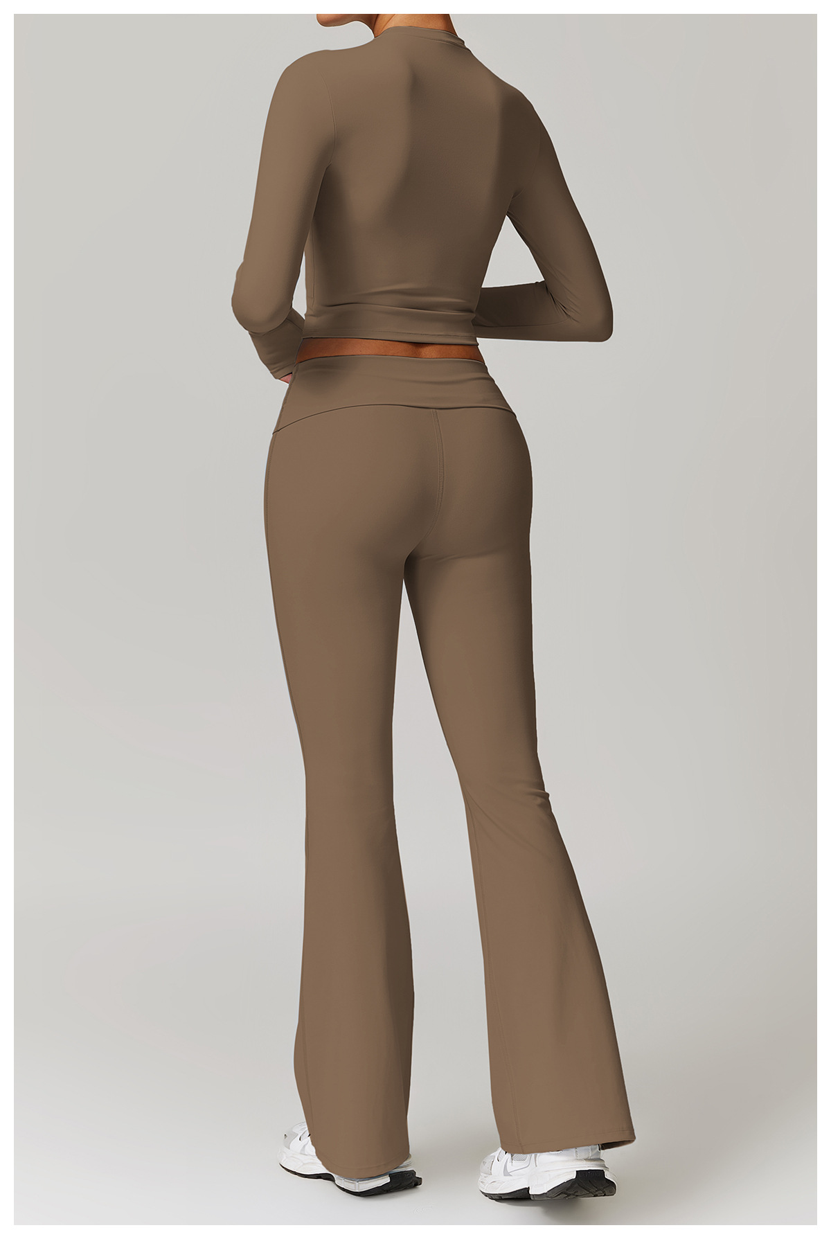 Classic Soft Fabirc Brushed Yoga Flare Sets 3 Options 8886