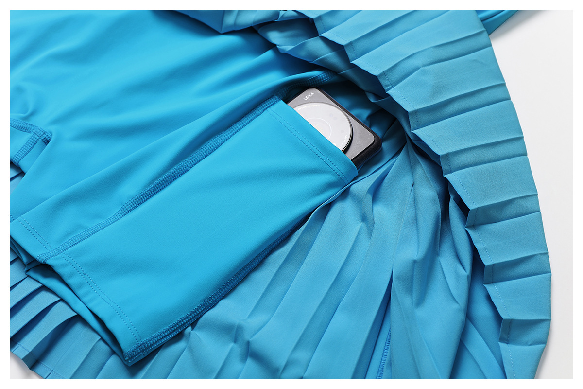Soft Fabric Pleated Tennis Dress 9141
