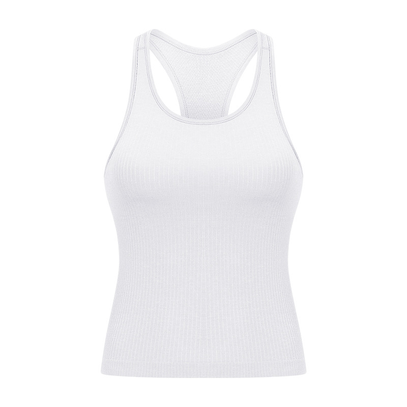Ribbed Breathable Soft Material Yoga Tank Top DT140