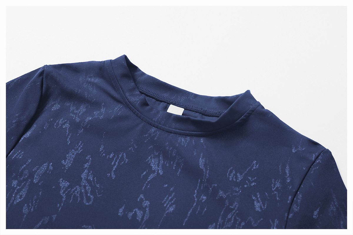 Hot Stamping Soft Fabric Crop Yoga Top 9140