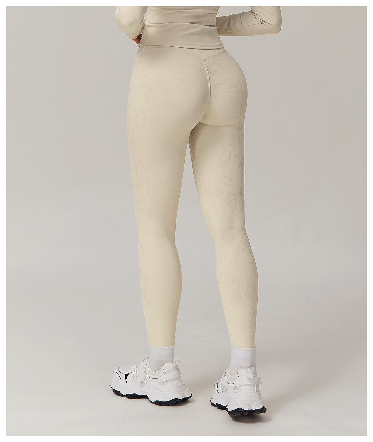 Hot Stamping Soft Fabric Yoga Leggings 9140