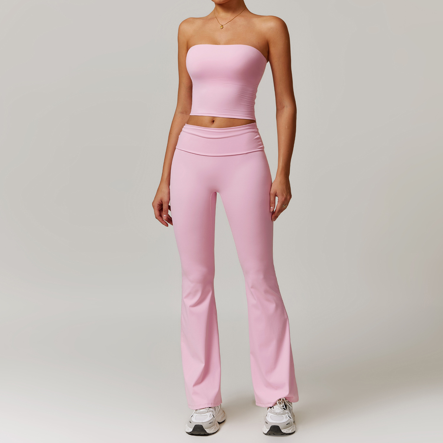 Classic Soft Fabirc Brushed Yoga Flare Sets 3 Options 8886