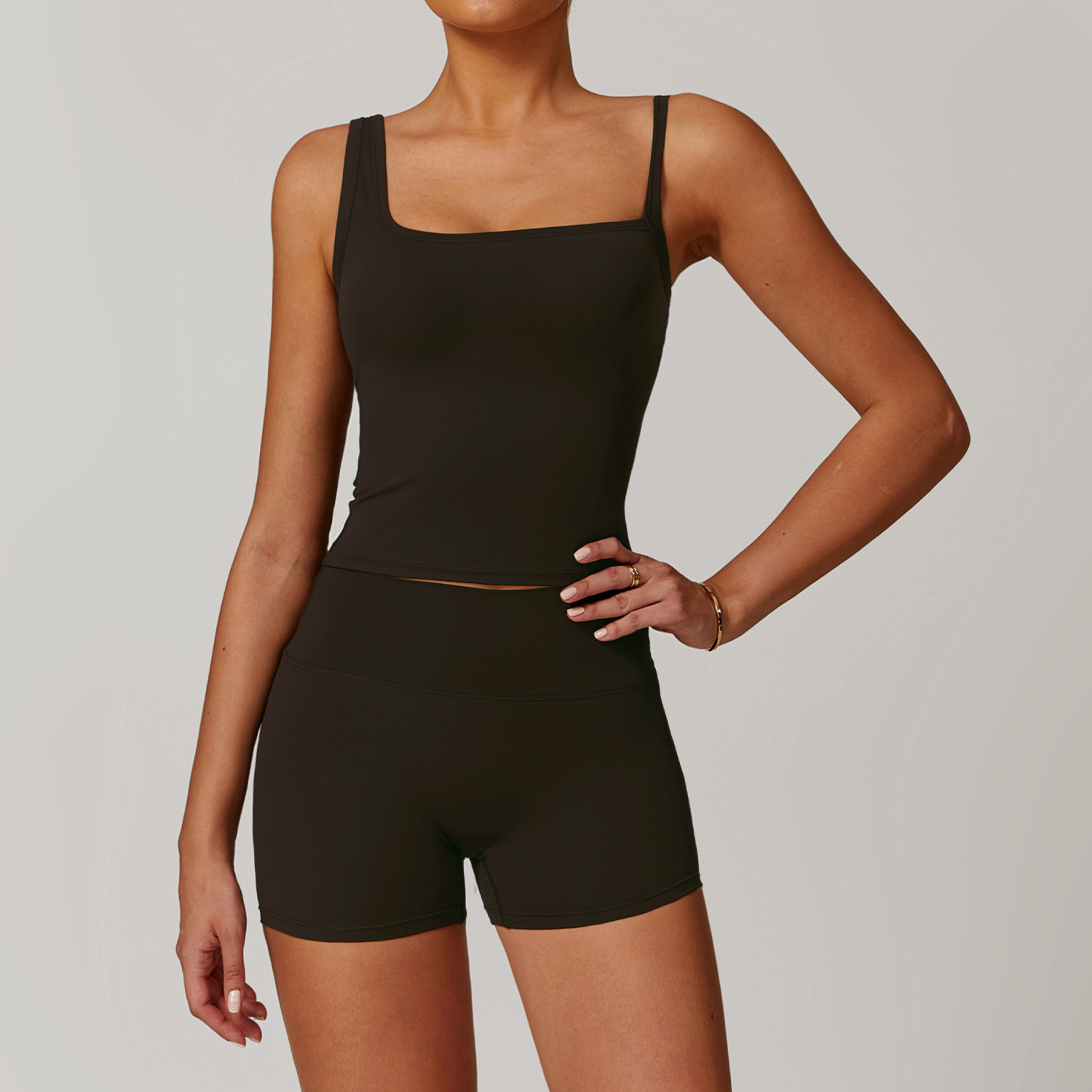 Soft Fabric Asymmetric Yoga Vest 9000