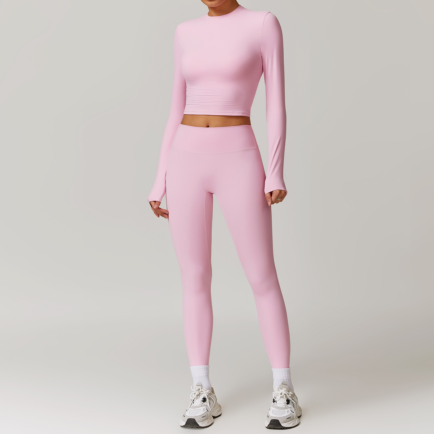 Classic Soft Fabirc Brushed Yoga Sets 2 Options 8886