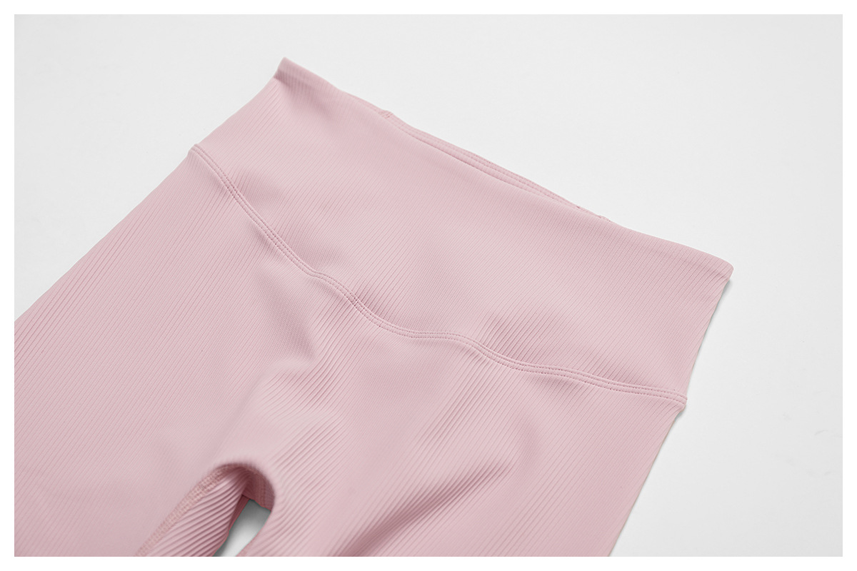 Curve Wasit Ribbed Yoga Leggings 8883