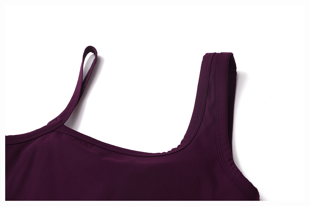 Soft Fabric Asymmetric Yoga Vest 9000