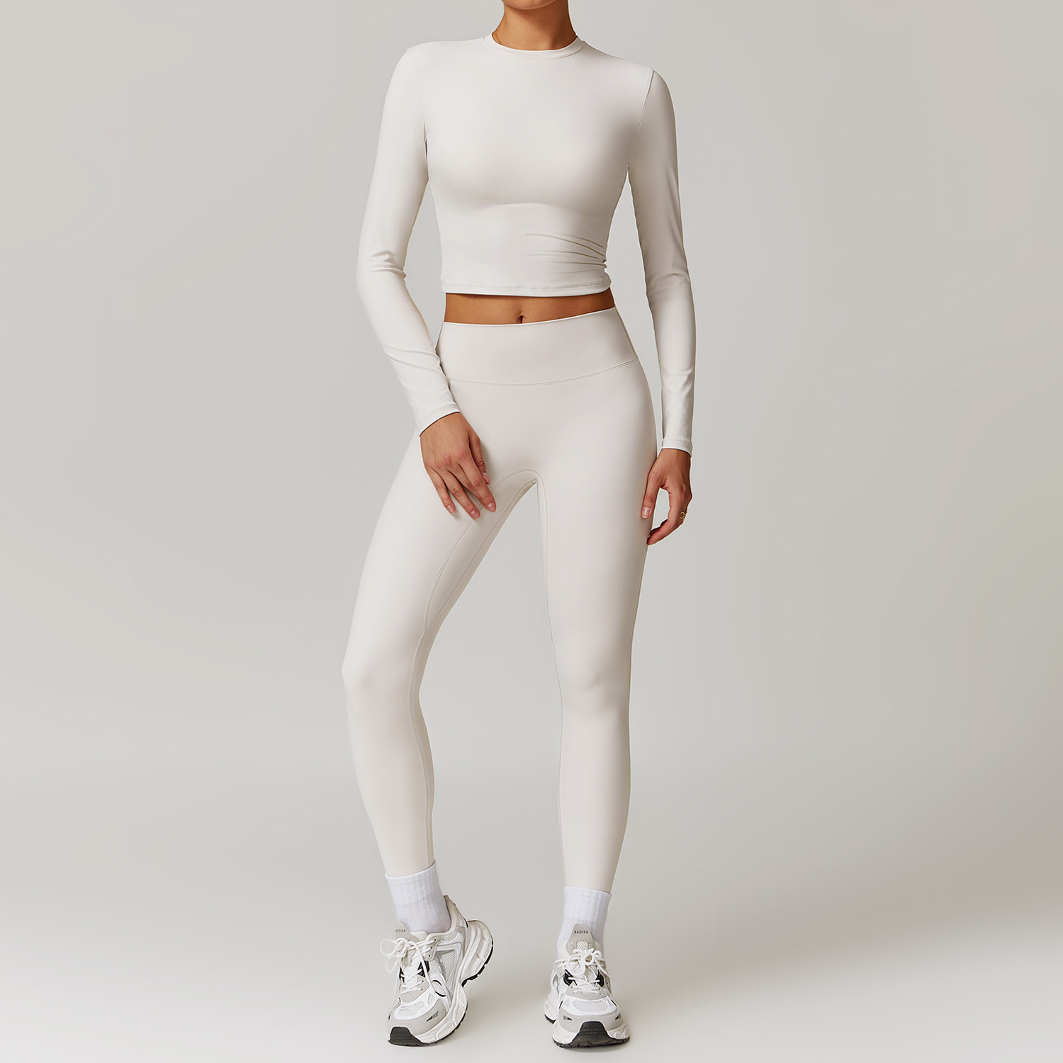 Classic Soft Fabirc Brushed Yoga Sets 2 Options 8886