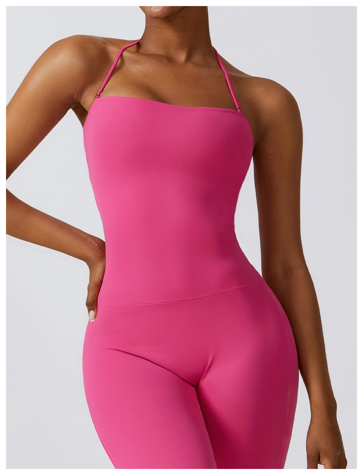 Two Ways of Wearing Soft Fabric Jumpsuit 8393