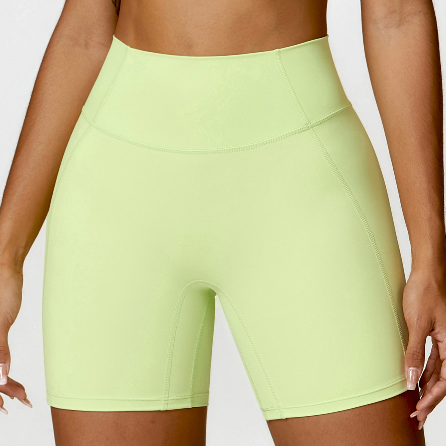Soft Material Tummy Control Yoga Shorts 8503