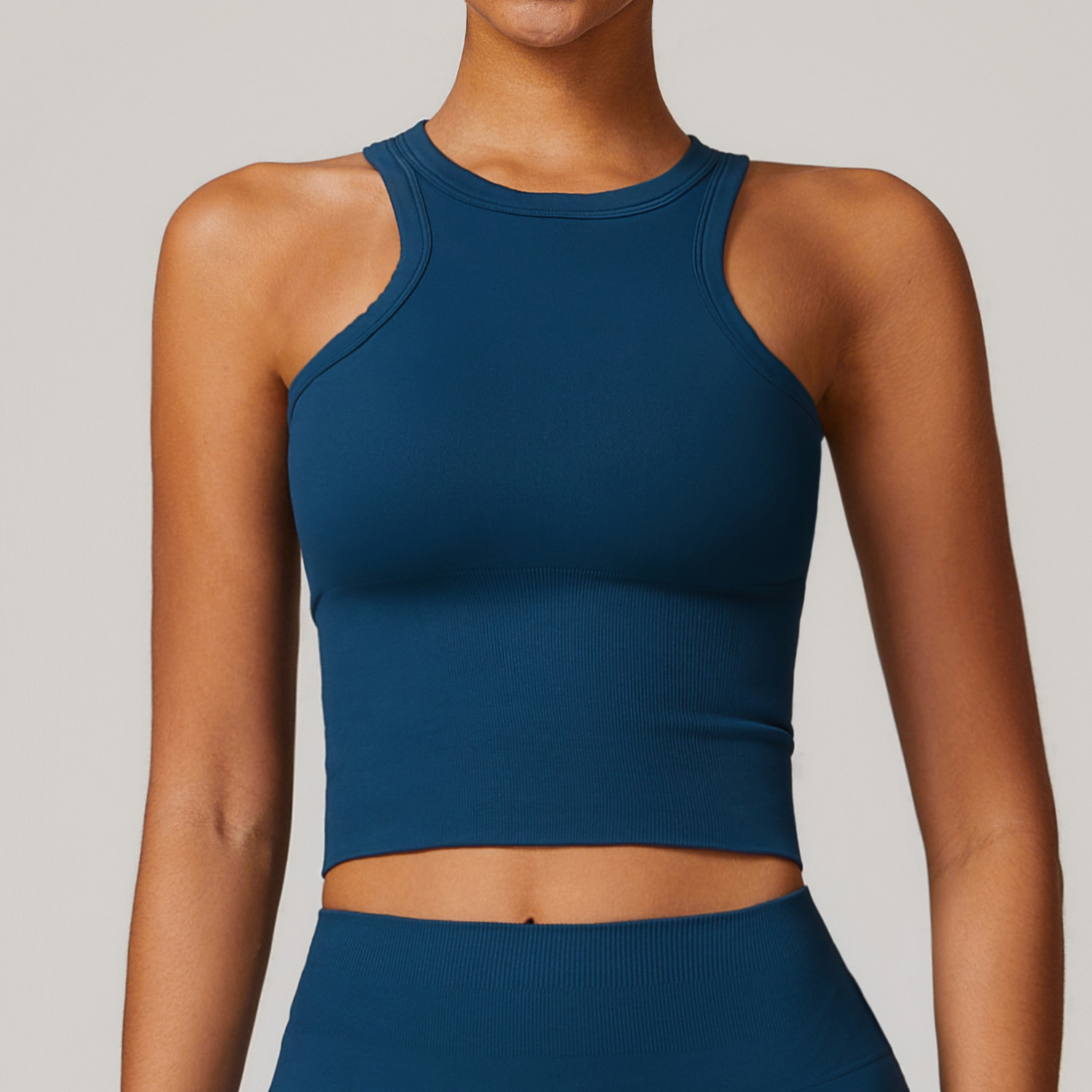 Seamless  Racerback Yoga Vest 7725