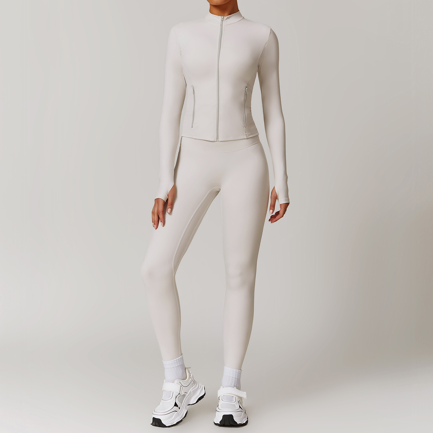 Soft Fabirc Asymmetric Yoga Sets 3 Options 9000