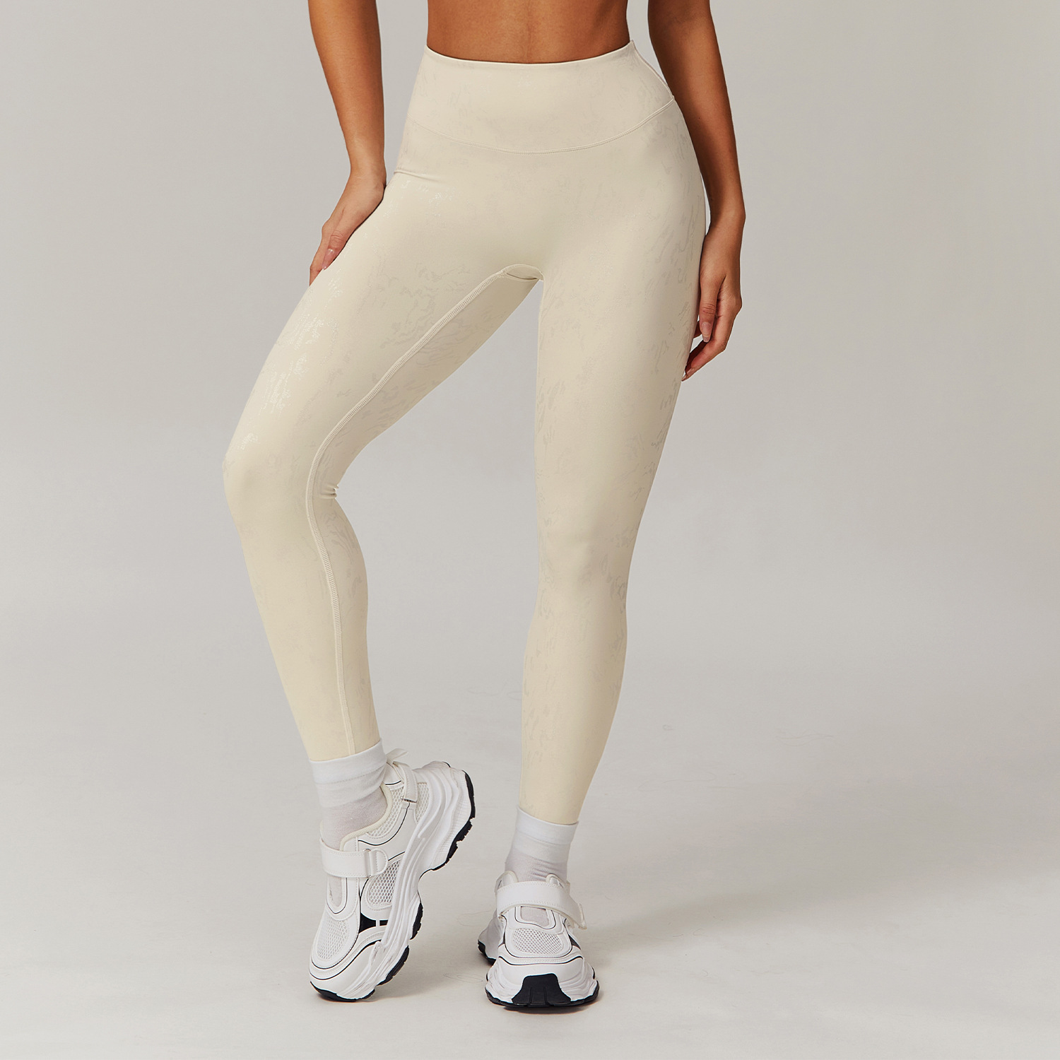 Hot Stamping Soft Fabric Yoga Leggings 9140