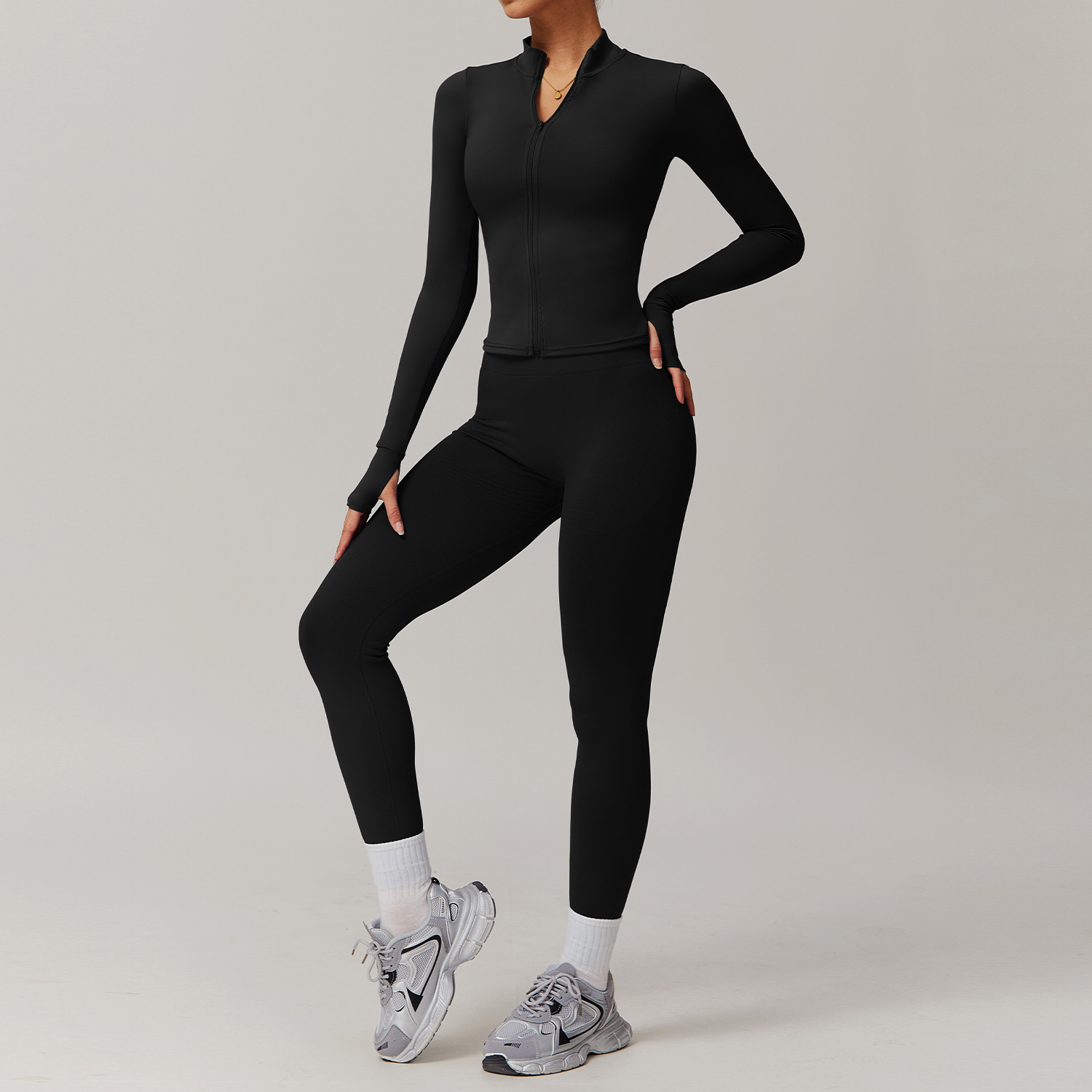 Soft Fabric And Seamless Scrunch Yoga Sets 4001