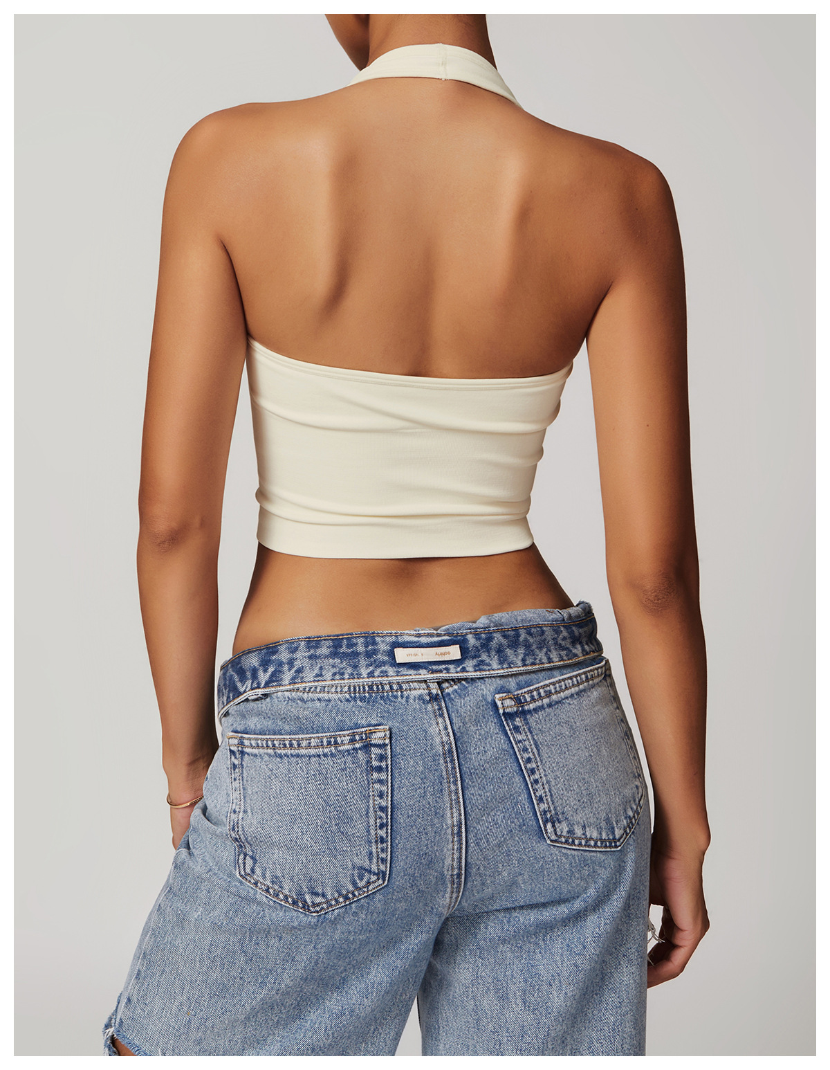 Seamless Halter Yoga Vest 7725