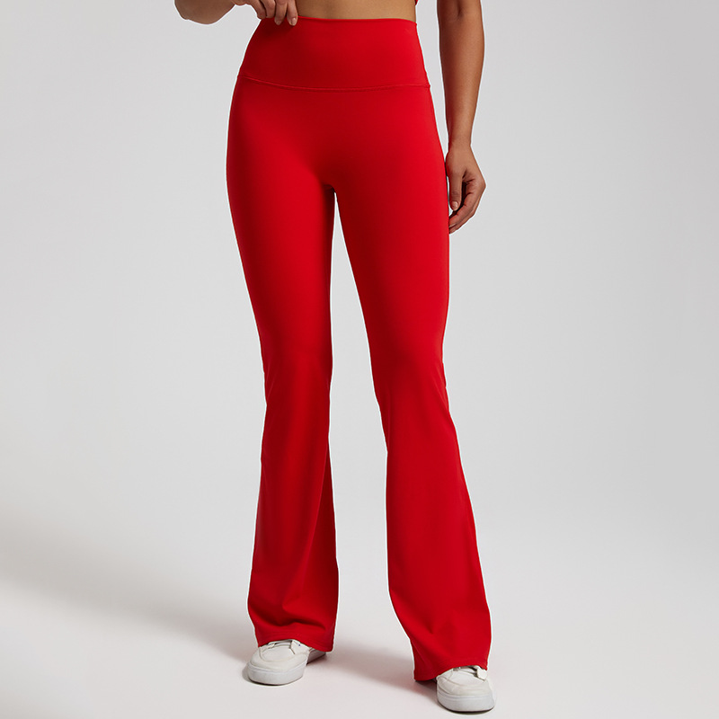 Coloful Brushed High Waist Bootcut flared Yoga Leggings SKL-LQ4069