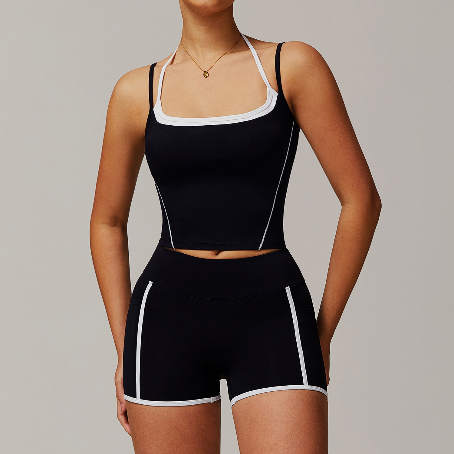 Soft Fabric Sculpted Yoga Sets 3 Options 5009
