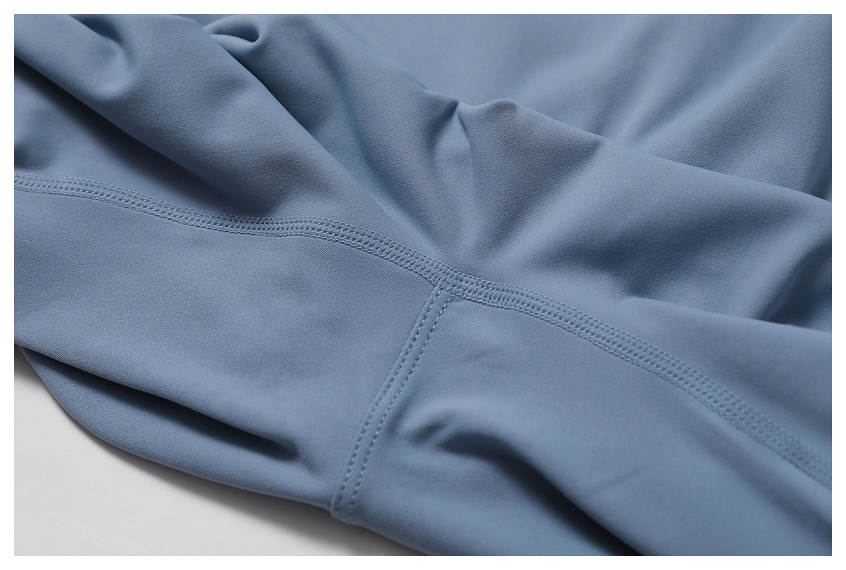 Soft Fabric Zip Down Long Sleeve Jumpsuit 8306