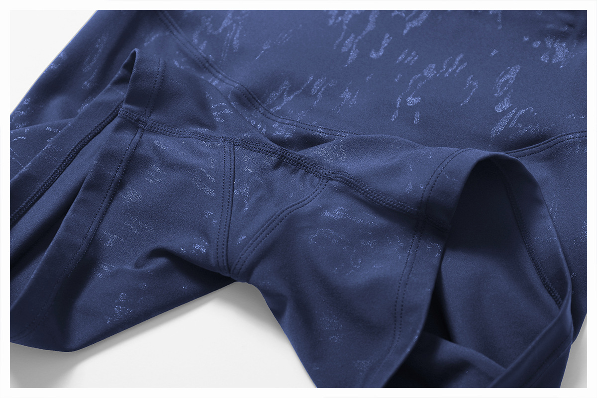 Hot Stamping Soft Fabric Yoga Shorts 9140