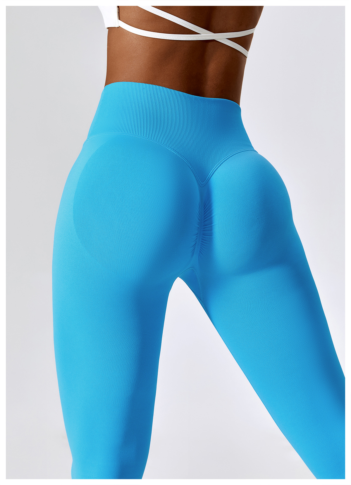 Scrunch Seamless V-Cut Yoga Leggings 4596