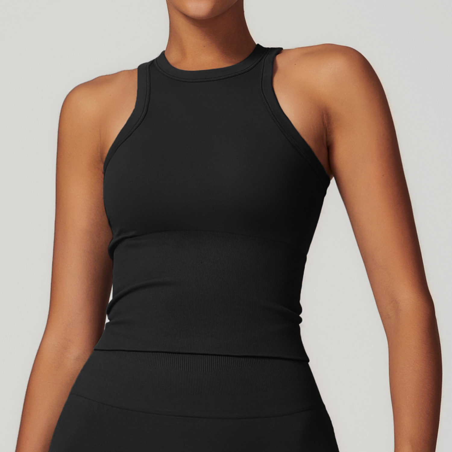 Seamless  Racerback Yoga Vest 7725