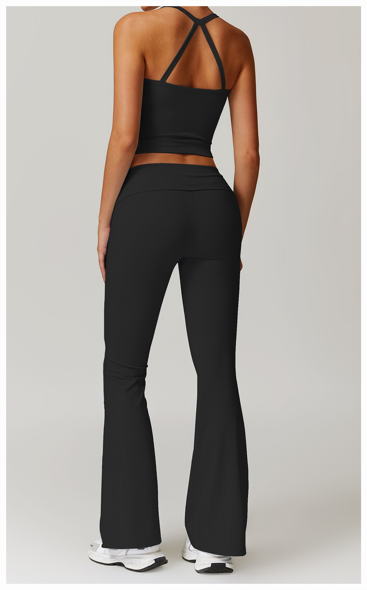 Classic Soft Fabirc Brushed Yoga Flare Sets 3 Options 8886