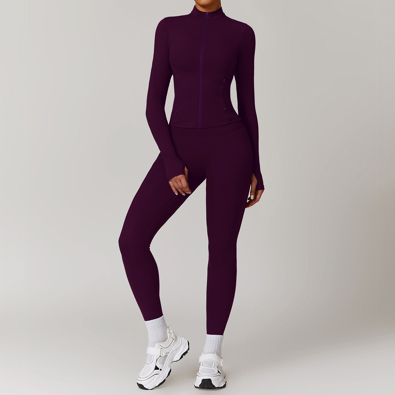Soft Fabirc Asymmetric Yoga Sets 3 Options 9000