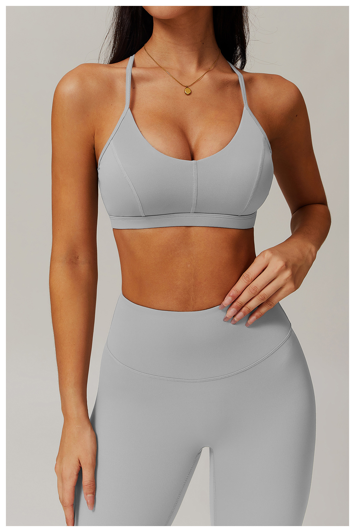 Soft Fabric Y Back Yoga Bra 9139