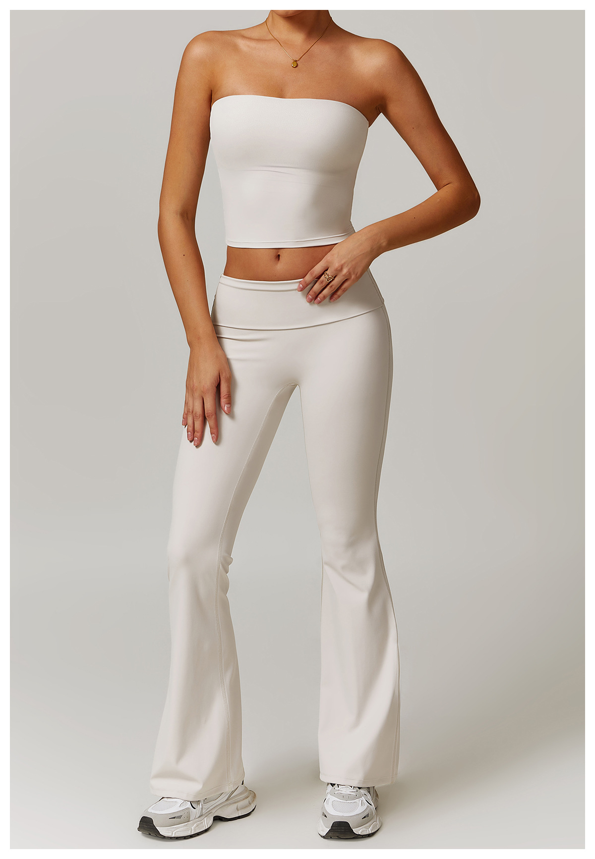 Classic Soft Fabirc Brushed Yoga Flare Sets 3 Options 8886