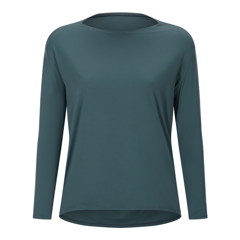 Nude Solid Color Yoga Wear Long Sleeves DS010