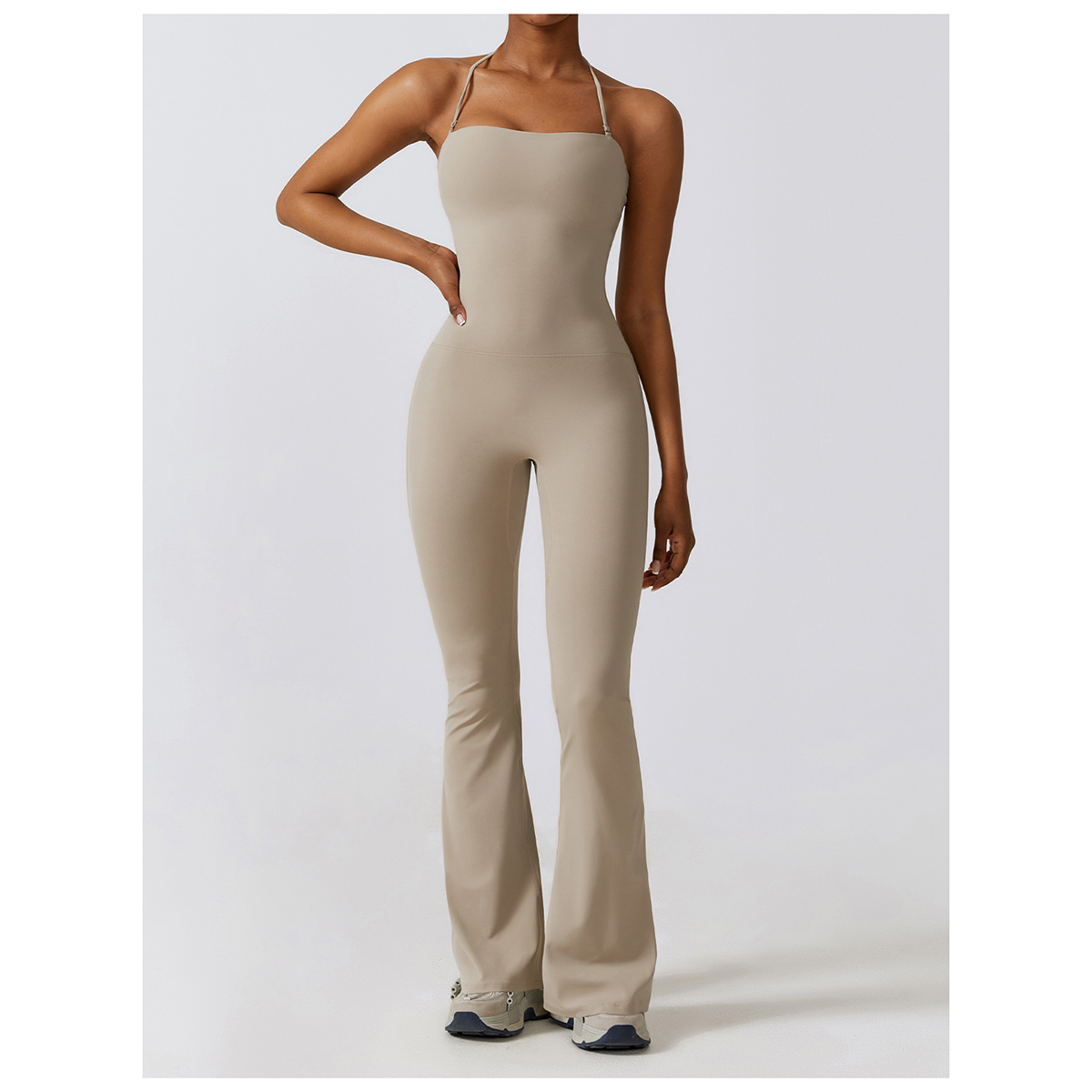 Two Ways of Wearing Soft Fabric Jumpsuit 8393