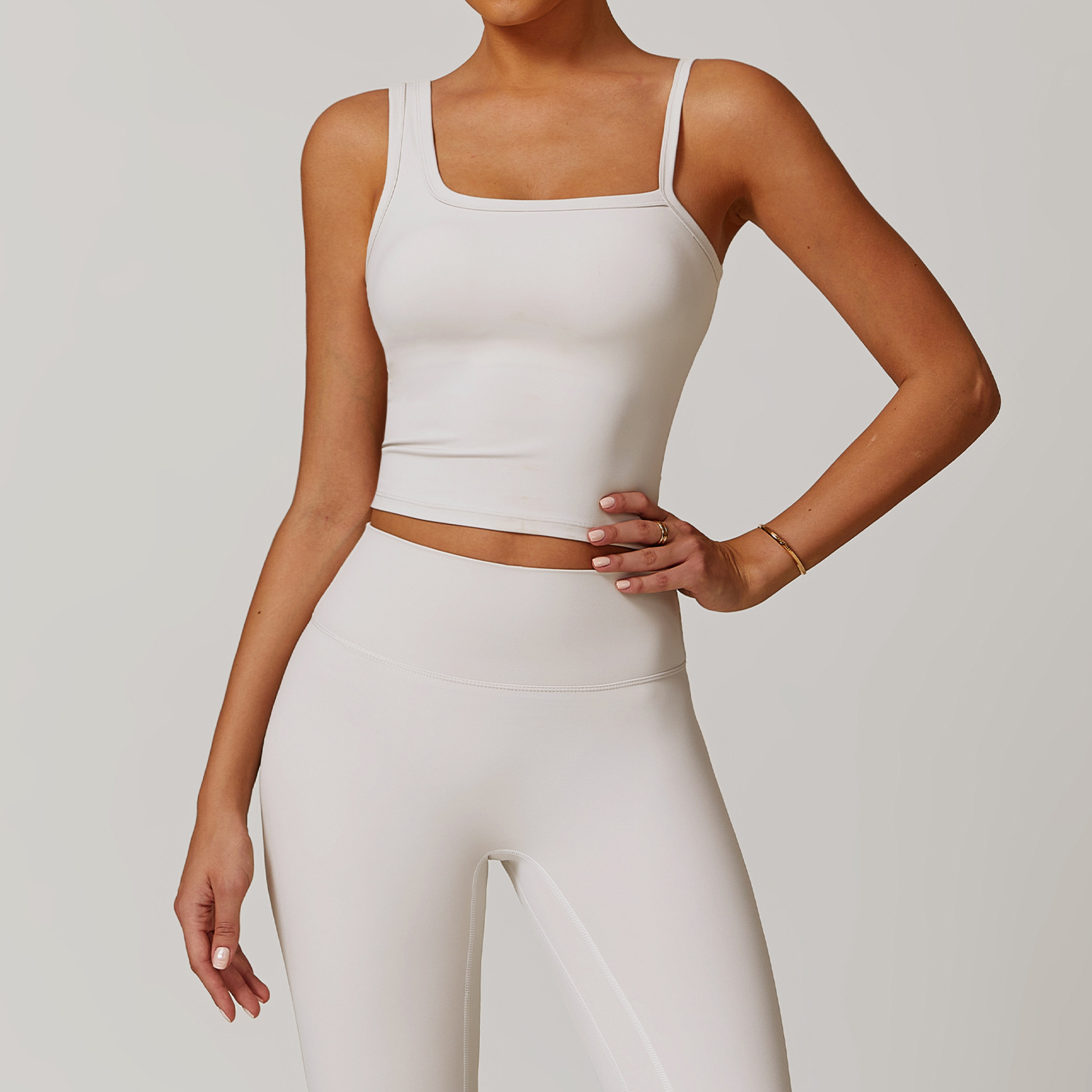Soft Fabric Asymmetric Yoga Vest 9000