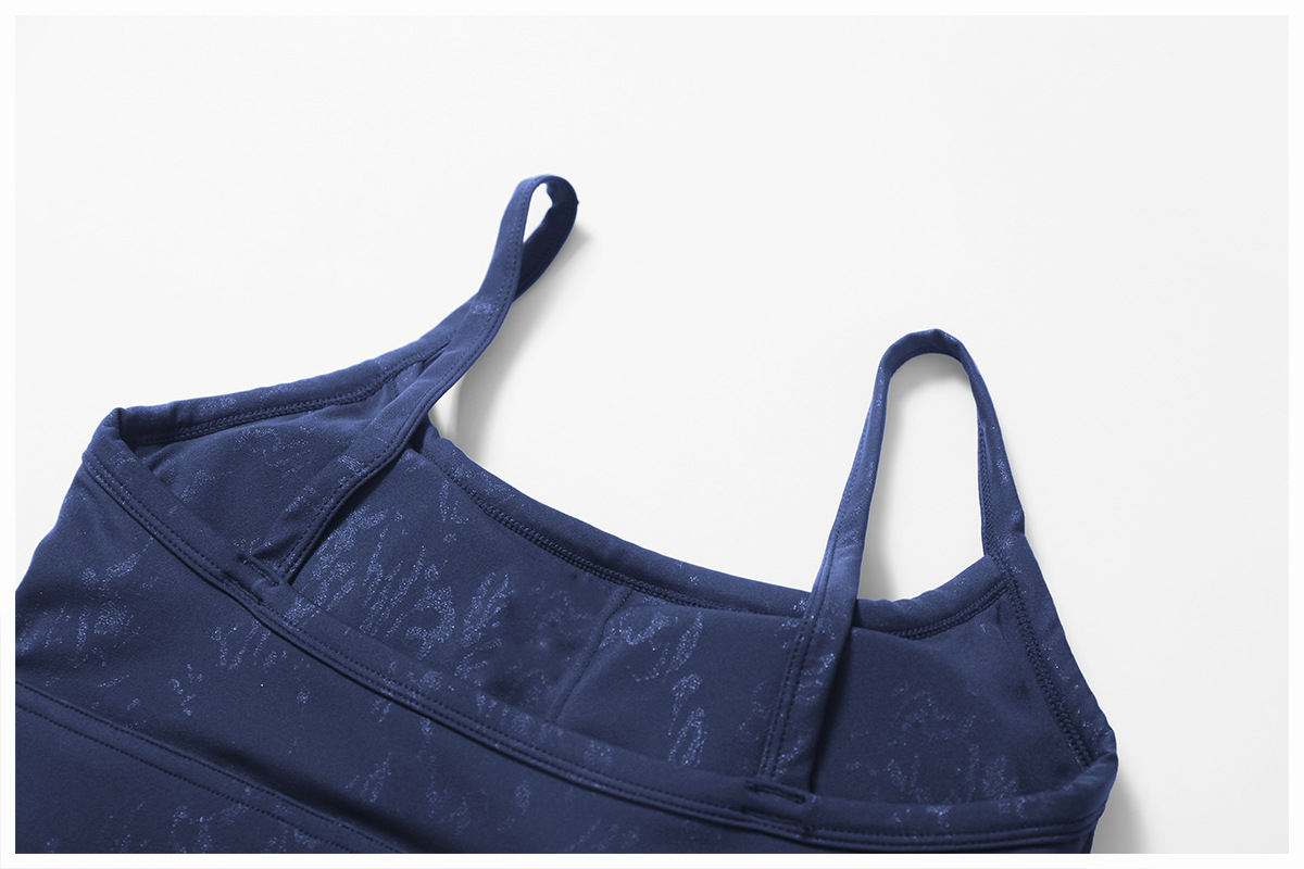 Hot Stamping Soft Fabric Yoga Bra 9140