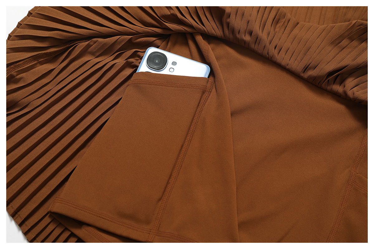 Soft Fabric Pleated Tennis Skirt 8782