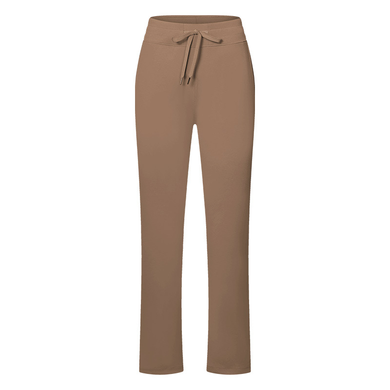 Drawstring High Waist Lift Hip Nude Yoga Pants DP389
