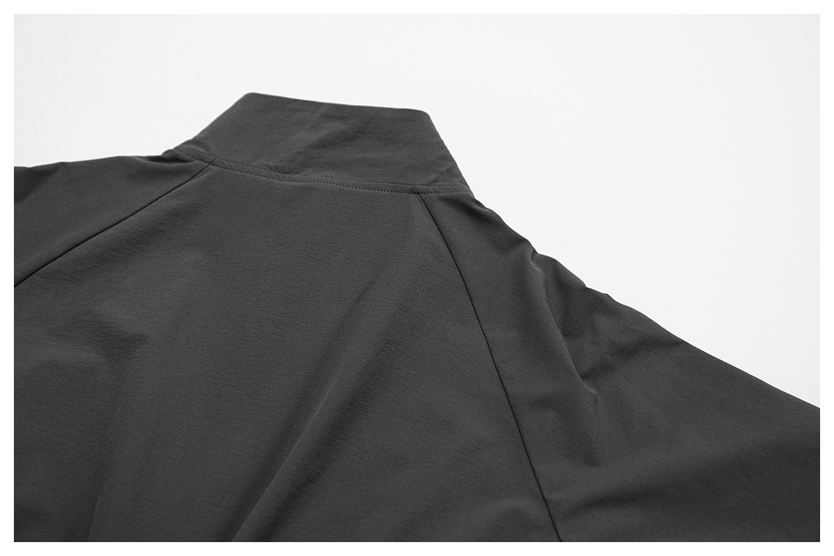Quick Dry Zip Down Yoga Jacket with Side Pockects and Hidden Pockect 8945