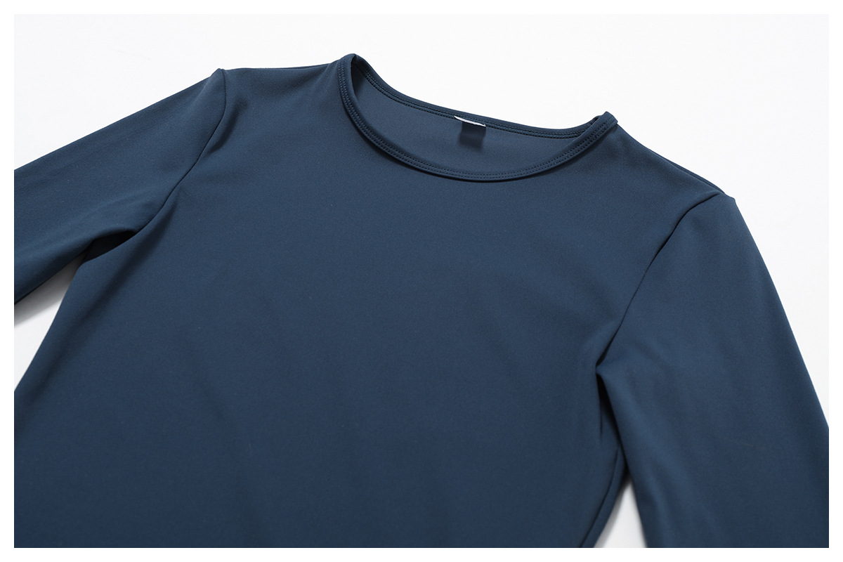 Soft Fabric Long Sleeves Slim Yoga Top 8519
