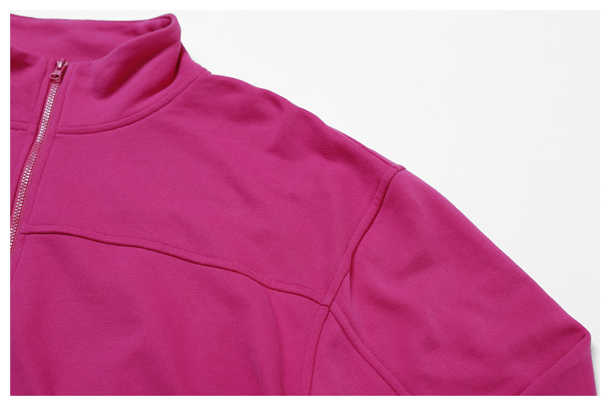 Zip Down Stand Collar Yoga Jacket 8755